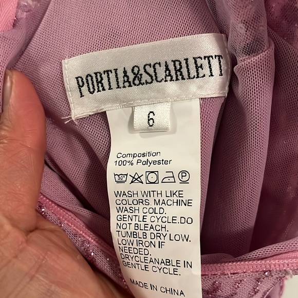 Portia and Scarlett Glitter Gown - Picture 13 of 14